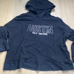 Soulcycle open back pull over